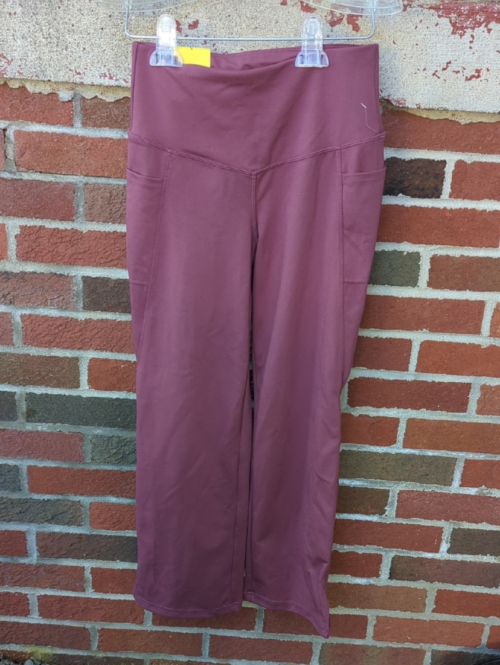 🆕 Jockey Wide-Leg Capri Slit in Dusty Rose Mauve